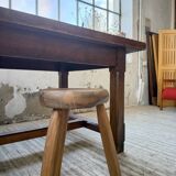 Rustic farmhouse table, solid oak, 2m