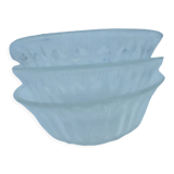 Set of 3 glass cups