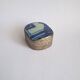 Old metal box and faience twentieth