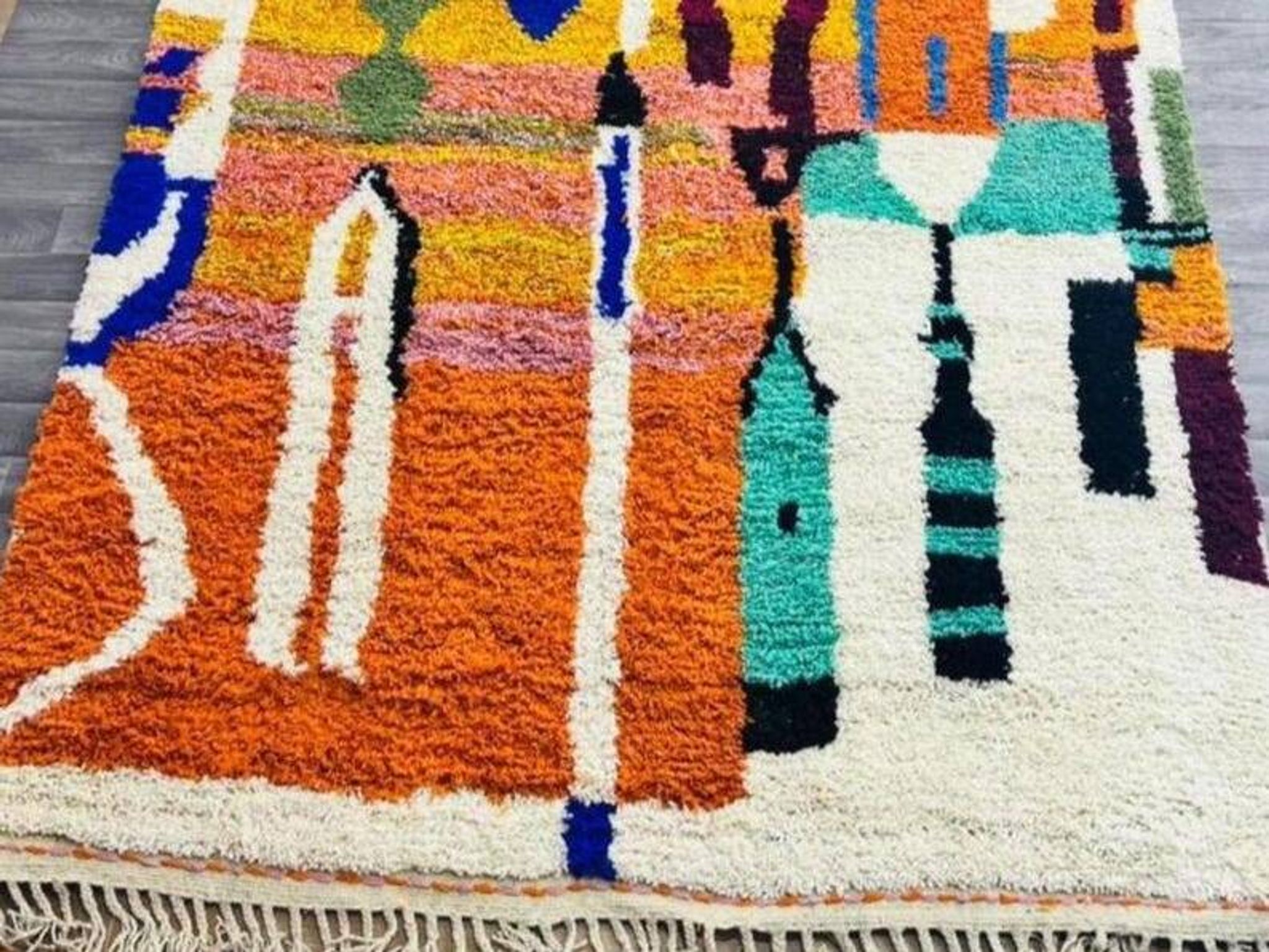 Magnifique tapis berbère coloré 200/300cm