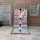 Colorful boujad Moroccan rug - 115 x 239 cm