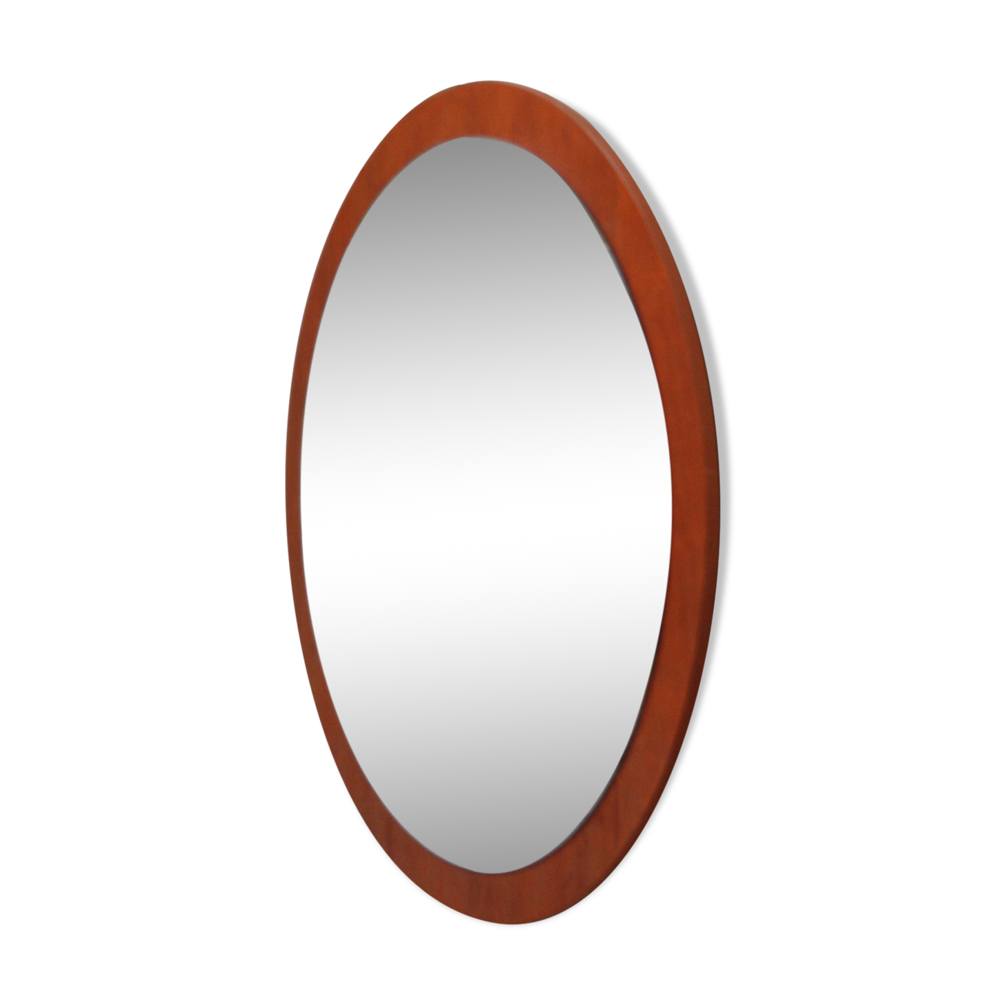 Danish teak 60s mirror diameter 100cm