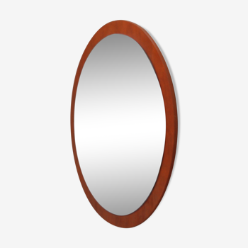 Danish teak 60s mirror diameter 100cm