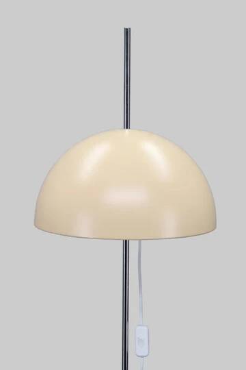 Mushroom floor lamp space age metal Napako 1970s Czechoslovakia