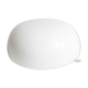 1960 Round white opaline
