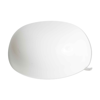 1960 Round white opaline