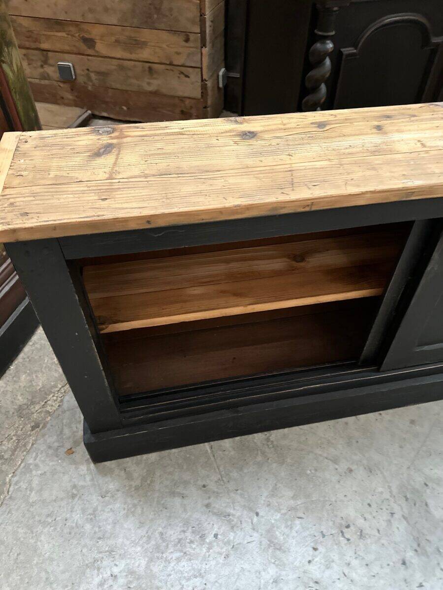 Large workshop cabinet with sliding doors