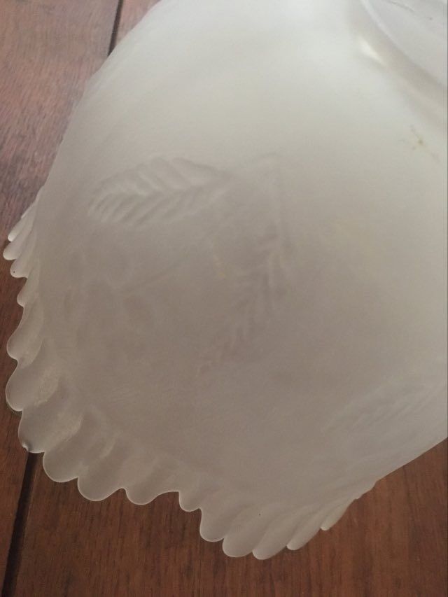 Moulded glass flower