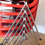 Set of 6 Stella chairs 1970