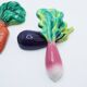 Ceramic vegetable cutlery rests