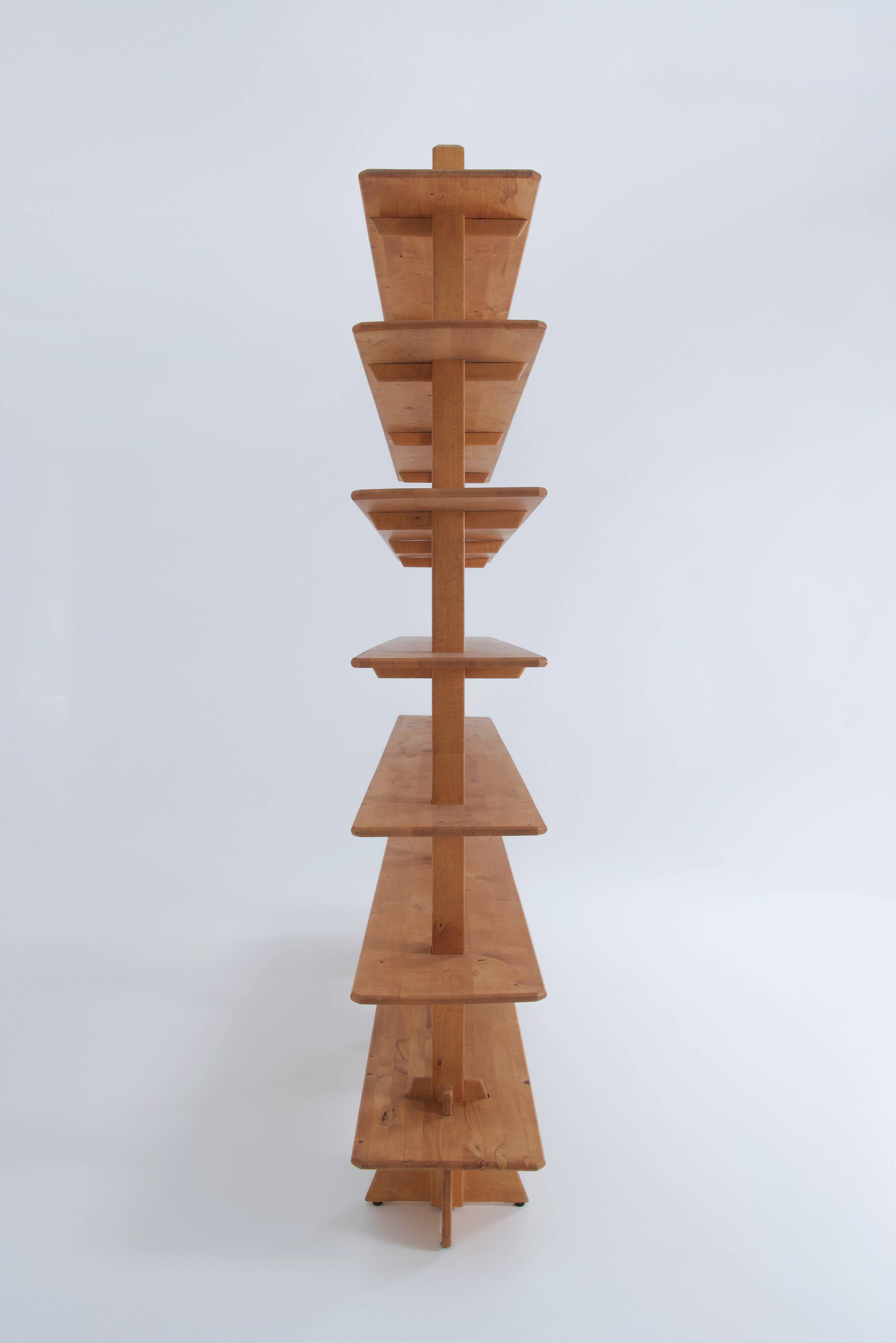 Rare free-standing bookshelf