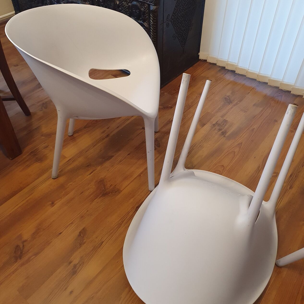 4 chairs soft egg Philippe Starck edition Driade, Italie 4 chairs soft egg Philippe Starck edition Driade, Italie