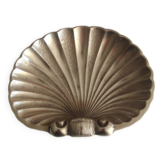 Vide-poche ou cendrier coquille en bronze