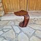 Tabouret queue de baleine style Polyte Solet
