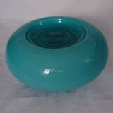 Art Deco Ceiling Lamp Turquoise Opaline Glass