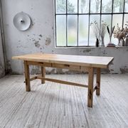 Table mobilier montagne 1950 hêtre massif