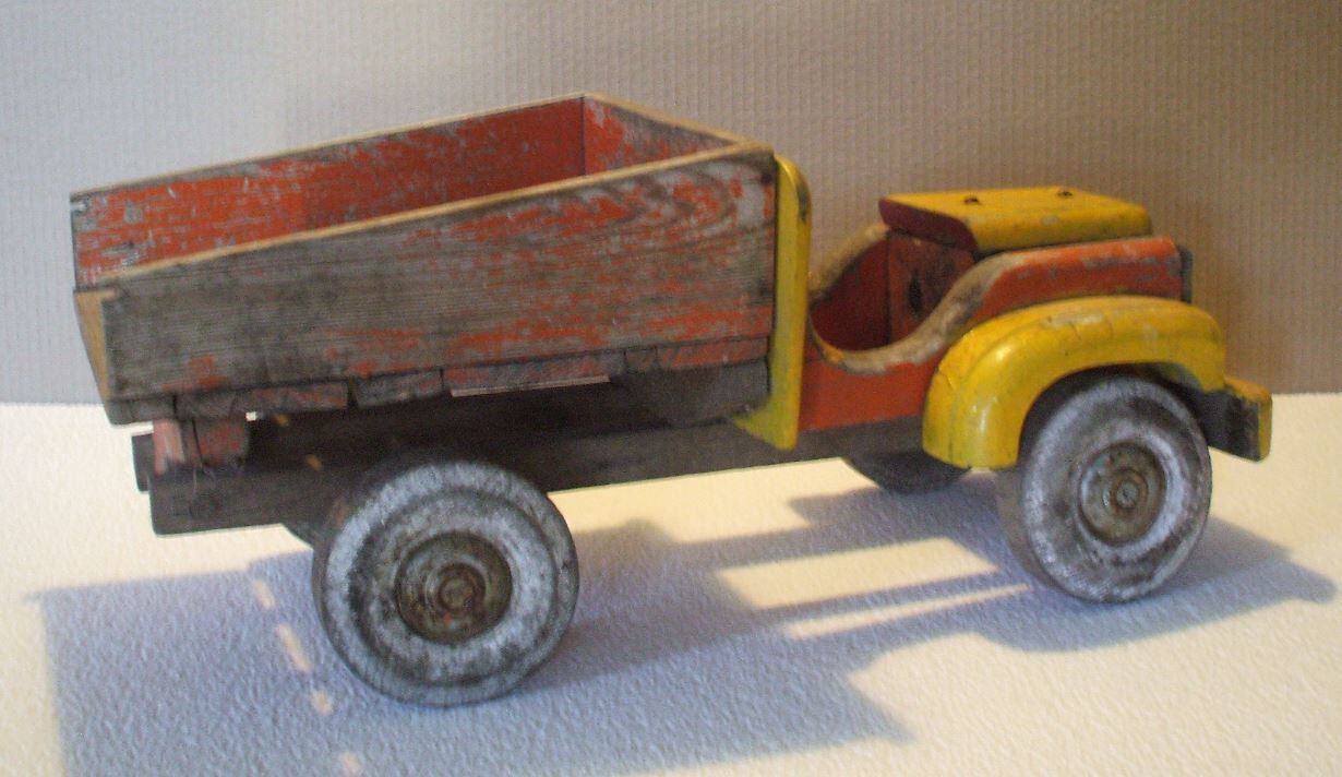 50s/60s wooden dump truck