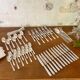 Silver-plated metal cutlery set Chrisofle model Aria, 50 pieces