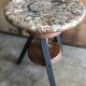 Stool with screws vintage artist painter wood