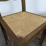 Pair of rush-seated chairs