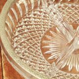 Ancien plat en verre