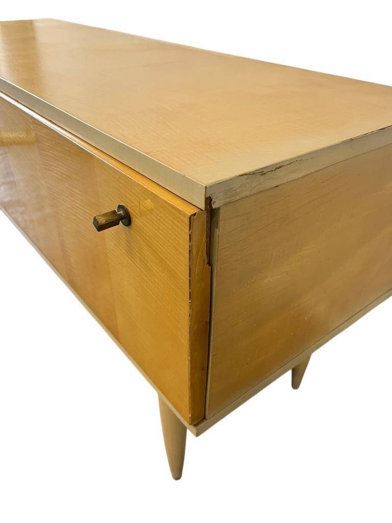 Vintage wooden low furniture / TV unit / low sideboard
