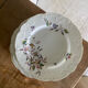 Ensemble de 4 assiettes vintages mésanges et liseron