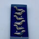 Set of 6 doors knives, seals 🦭, animal, art deco, vintage
