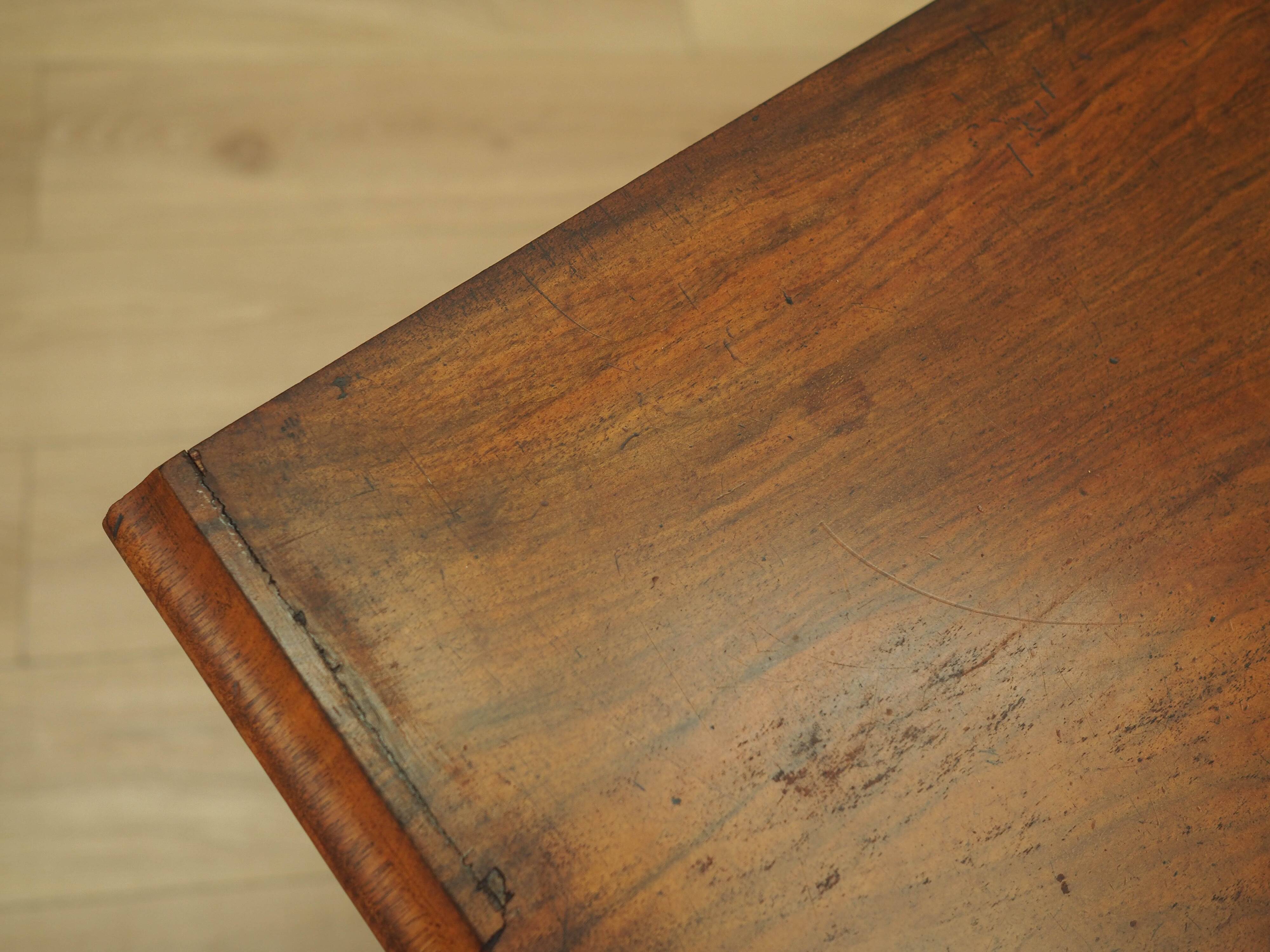 Burr wood cabinet, solid wood, Danish design, 1960s