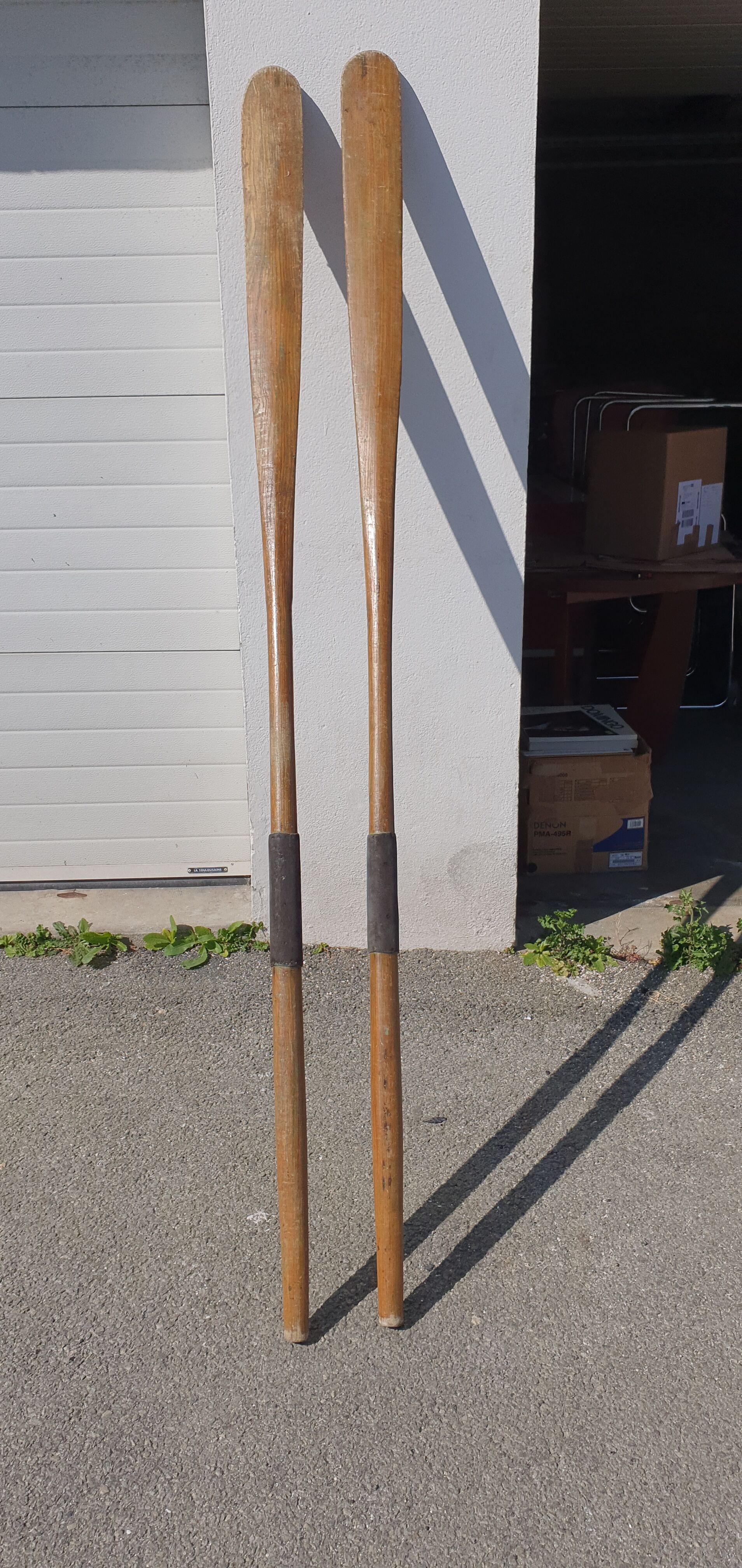 Pair of oars, early XXeme
