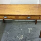 Old oak administration table or desk