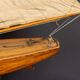 Vintage 20thC English Carved Hull Pond Yacht c.1930