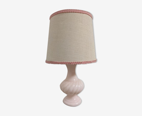 Lampe de chevet en opaline des années 50/60