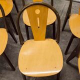 6 Baumann "transit" chairs 1990s