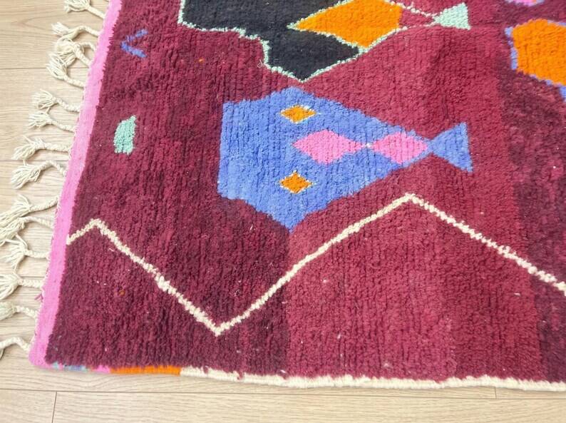 Moroccan wool rug 250cm x 150cm