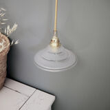 Suspension tulipe en verre