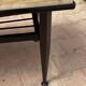 Wood and metal coffee table