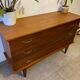 Long vintage teak sideboard