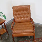 Fauteuil style chesterfield