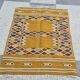 Handmade Berber kilim rug made of natural wool
