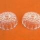 Pair of ramekins crystal d'Arques Paris 1970s