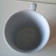 Set of vintage DPR mugs – blue and green floral design – h9 x d7.5 cm