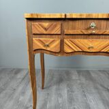Marquetry Dressing Table, Louis XV Style, 20th Century