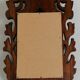 Miroir bois sculpté 34 x 20 cm
