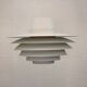 XL Verona Pendant by Svend Middelboe - 1980s Scandinavian  - White/Yellow