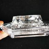 Hexagonal glass egg cup