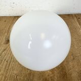Vintage White Porcelain Pendant Light, 1970s