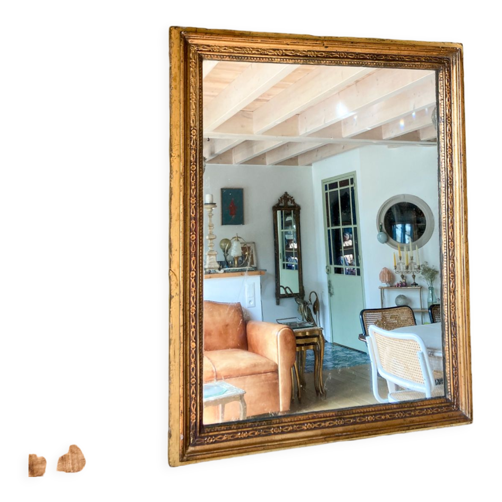 Miroir doré
