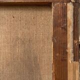 Hst painting "shepherd and sheep near the pond" signed a. disert impressionism