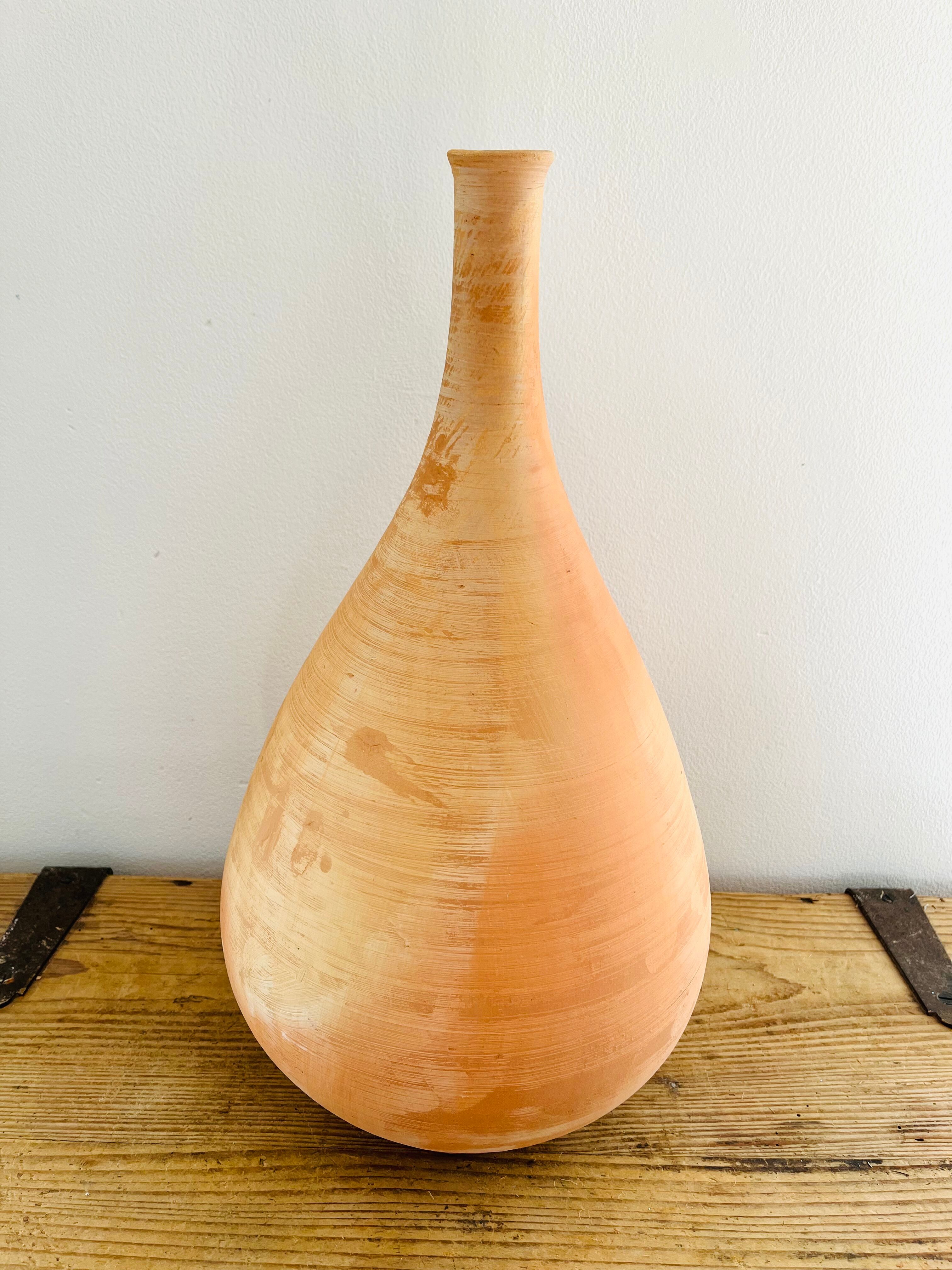 Moroccan terracotta vase